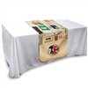 6ft x 3ft Round Table Runner with Full Colour Graphic