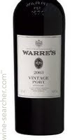 2003 Warre's Vintage Porto, 750ml