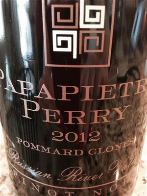 2012 Papapietro Perry 'Pommard Clones' Russian River Pinot Noir 750ml