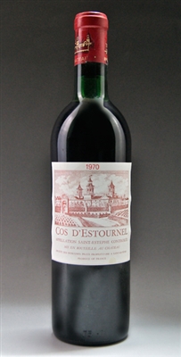 1970 Chateau Cos d'Estournel Bordeaux Red Blend from St. Estephe 750 ml