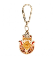 Oriental Hamsa Key Ring by Ester Shahaf