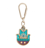 Shalom Hamsa Key Ring by Ester Shahaf