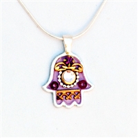 Hamsa Necklace by Ester Shahaf