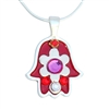 Flower Hamsa Necklace by Ester Shahaf