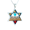 Star of David Necklace Against Evil Eye