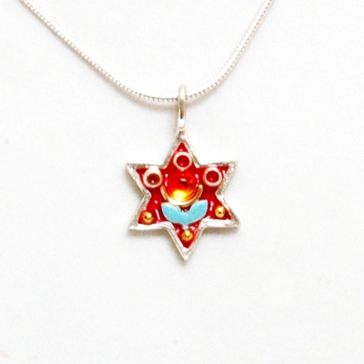 Small Star of David Necklace by Ester Shahaf