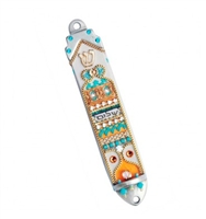 Shalom Mezuzah Case by Ester Shahaf