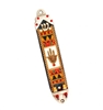 Golden Hamsa Mezuzah Case by Ester Shahaf