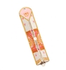 Pink Triangle Mezuzah Case with Flowers by Ester Shahaf