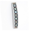 Hand Painted Arched Mezuzah Case by Ester Shahaf