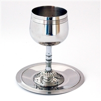 Stainless Steel Kiddush Cup by Ester Shahaf