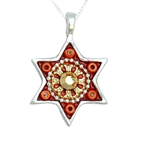 Oriental Star of David Necklace by Ester Shahaf