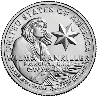 2022 - S Wilma Mankiller, American Women Quarter Series Single Coin