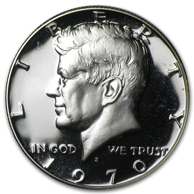 1977 - S Clad Proof Kennedy Half Dollar Single Coin