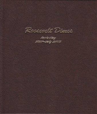 Dansco Deluxe Roosevelt Dime P, D & S Album #8125