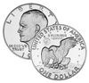 1974 S 40% Silver Uncirculated Eisenhower Dollar