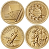 2020 P American Innovation 4 Coin Set $1 Coins - Philadelphia Mint