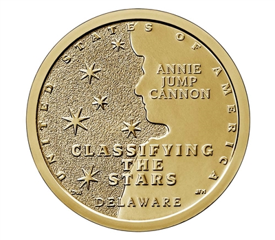 2019 American Innovation Delaware - Annie Jump Cannon $1 Coin - P and D 2 Coin Set