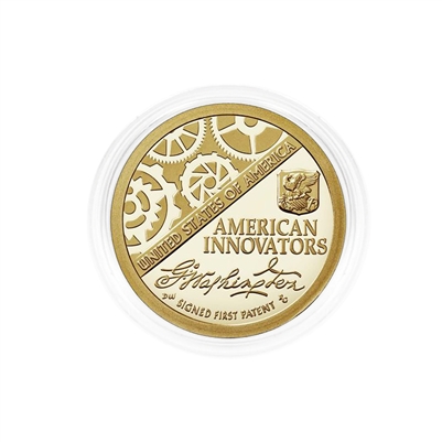 2018 S American Innovation $1 Coin in Edge View Air Tite Capsule