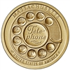 2020 P American Innovation Massachusetts - Invention of the Telephone $1 Coin - Roll of 25 Dollar Coins