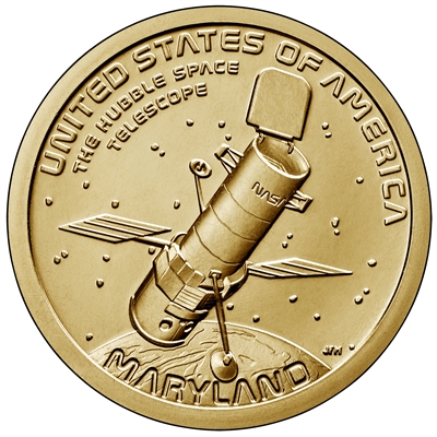 2020 D American Innovation Massachusetts - Invention of the Telephone $1 Coin - Roll of 25 Dollar Coins