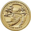 2021 P American Innovation New York - Erie Canal $1 Coin - Roll of 25 Dollar Coins