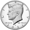 2021 - S Clad Proof Kennedy Half Dollar - Ultra Cameo