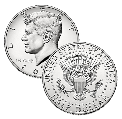 2000 - D Kennedy Half Dollars - Roll of 20