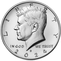 2024 D Kennedy Half Dollars - Roll of 20