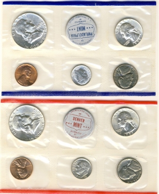1959 U.S. Mint 10 Coin Set in OGP
