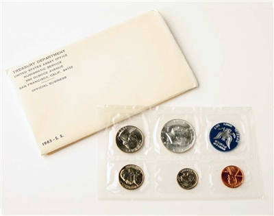 1965 U.S. Mint 5 Coin Set in OGP