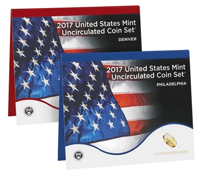 2017 P&D U.S. Mint Uncirculated 20 Coin Mint Set