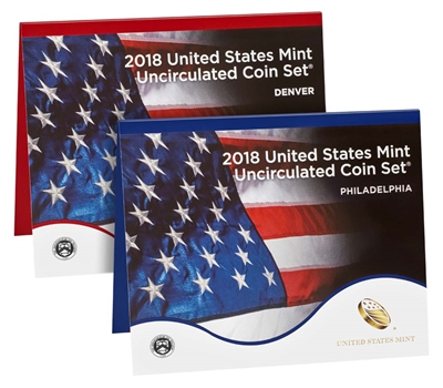 2018 P&D U.S. Mint Uncirculated 20 Coin Mint Set