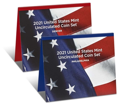 2021 P&D U.S. Mint Uncirculated 14 Coin Mint Set