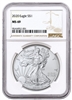 2020 NGC MS 69 Silver Eagle Brown Label