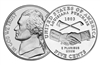 2004 - D Jefferson Nickel Roll  "Peace Medal" Design