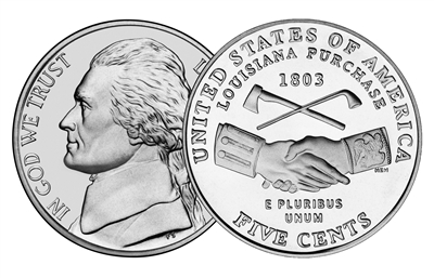 2004 - D Jefferson Nickel Roll  "Peace Medal" Design