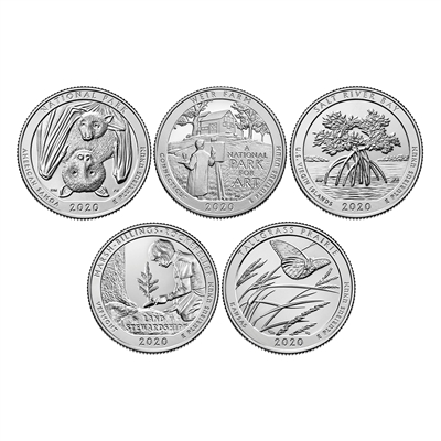 2020 - W Marsh-Billings-Rockefeller National Historical Park, VT Quarter Single Coin