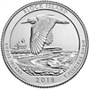 2018 - P Block Island Wildlife Refuge, RI National Park Quarter 40 Coin Roll