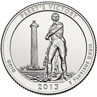2013 - P Perry's Victory - Roll of 40 National Park Quarters