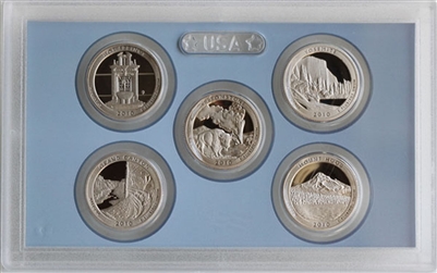 2010 - 2020 S Clad Proof Quarter Sets - 55 Total Coins