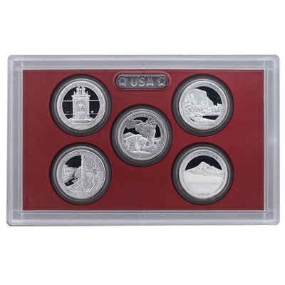 2010 - 2020 S Clad Proof Quarter Sets - 55 Total Coins