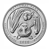 2020 - P American Samoa National Park Quarter Single Coin