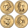 2007 - P Presidential Dollar 4 Coin Set