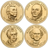 2008 - P and D Presidential Dollar 8 Coin Set