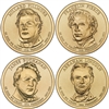 2010 - D Presidential Dollar 4 Coin Set