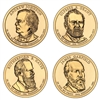 2011 - D Presidential Dollar 4 Coin Set