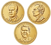 2016 - D Presidential Dollar 3 Coin Set