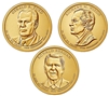 2016 - P Presidential Dollar 3 Coin Set
