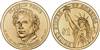 2010 Franklin Pierce Presidential Dollar - 2 Coin P&D Set